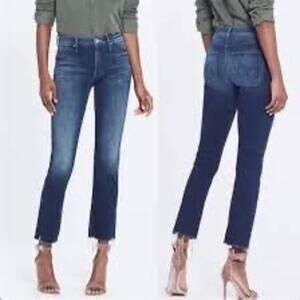 Mother Jeans The Ankle Rascal Snippet in Here Kitty Kitty Wash Womens Size 25